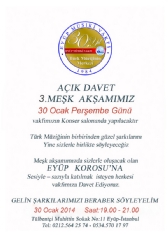 3. Meşk Akşamı