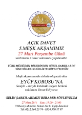 5. Meşk Akşamı