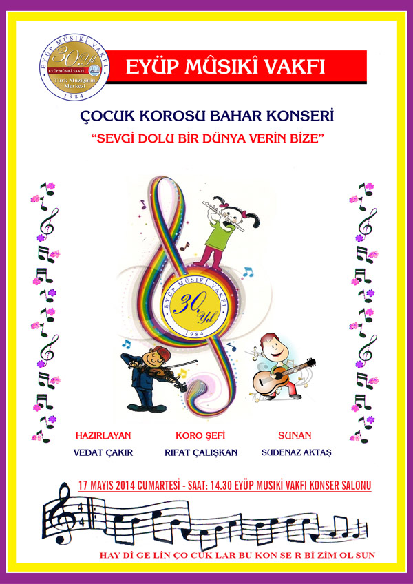 Çocuk korosu bahar konseri 