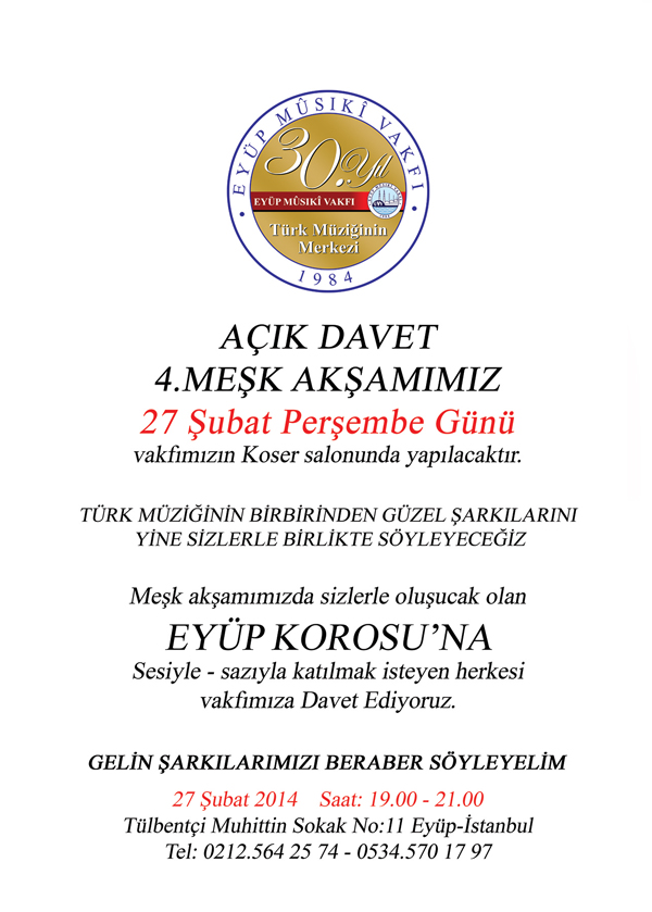 4. Meşk Akşamı
