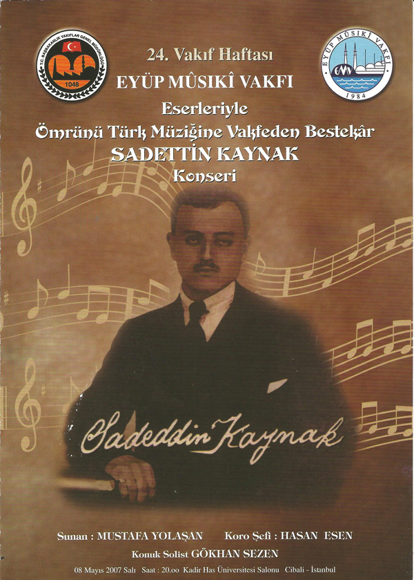 Bestekar Sadettin Kaynak Konseri